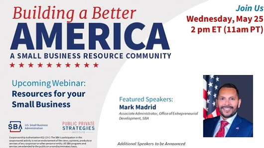 Building a Better America: A Small Business Resource Community
